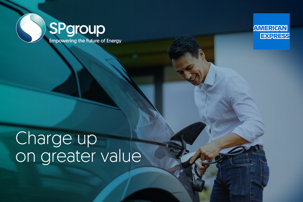 Enjoy 30% savings on your EV Charging with SP Mobility  & American Express