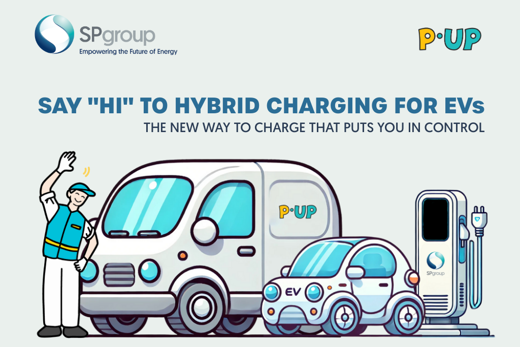 EV Charging Anywhere – Convenience & Peace of Mind with SP Mobility & P.UP